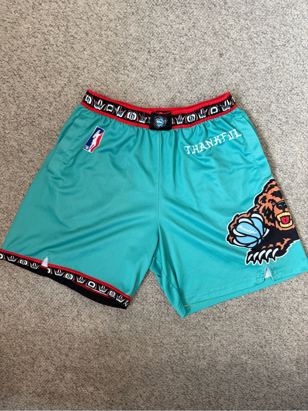 Thankful Memphis Grizzlies Theme Shorts - Men’s L
